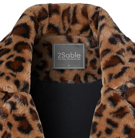 NWT- Oversized Women's LEOPARD Coat - Picture 2 of 8